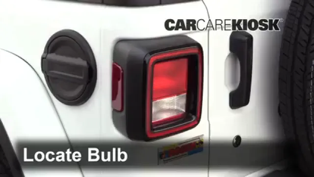 2018 Jeep Wrangler Unlimited Sport 3.6L V6 Lights Brake Light (replace bulb)